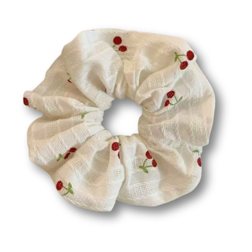 Scrunchie Cabelo CHERRY